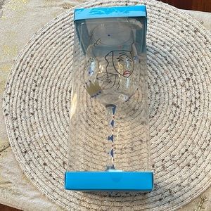 De-Lite NWT Drama Queen Wine Glass